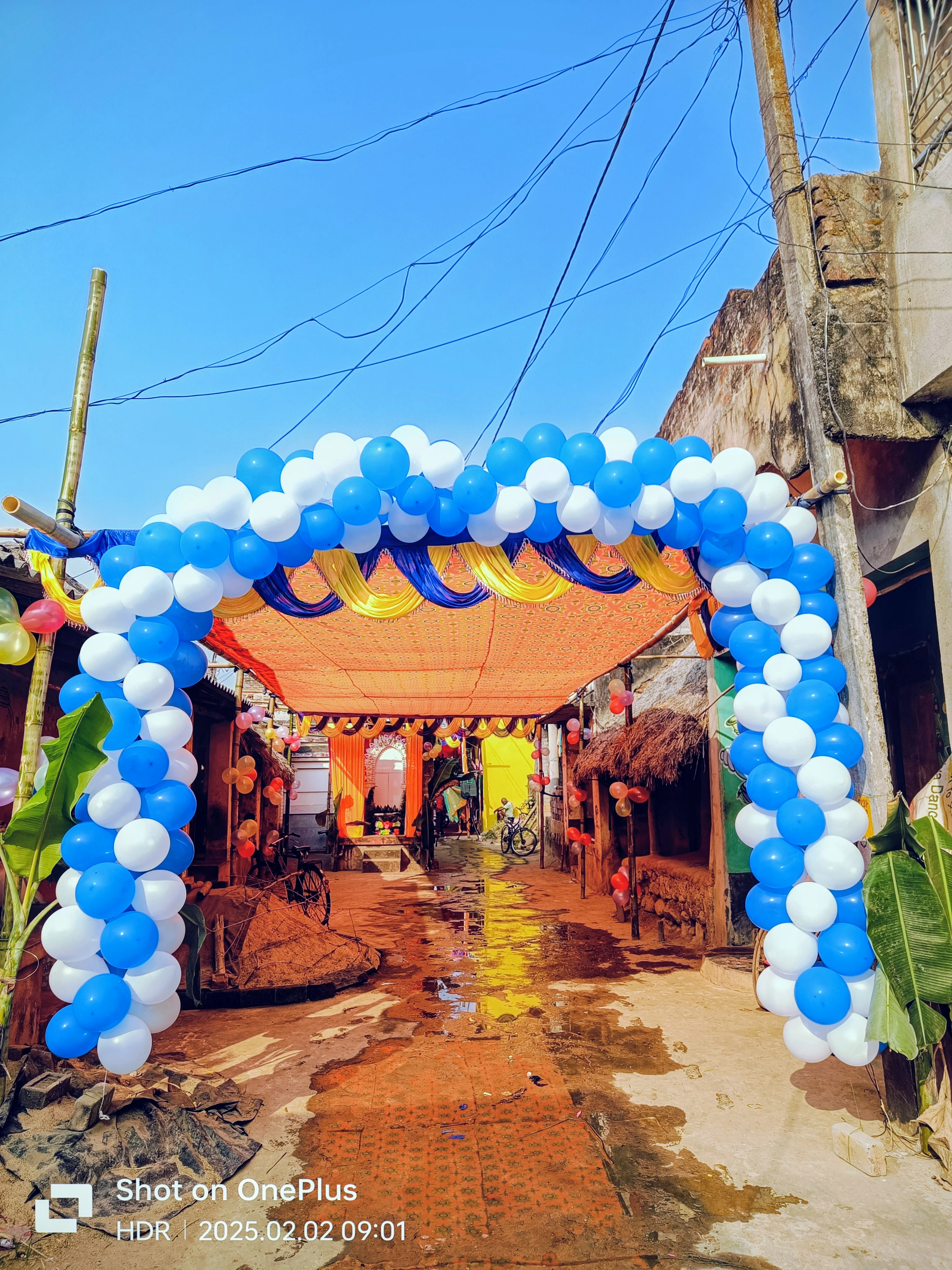 Sun Shine Club Kendupalli decoration for saraswati Puja festival celebration in Odisha
